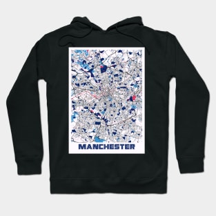 Manchester - United Kingdom MilkTea City Map Hoodie